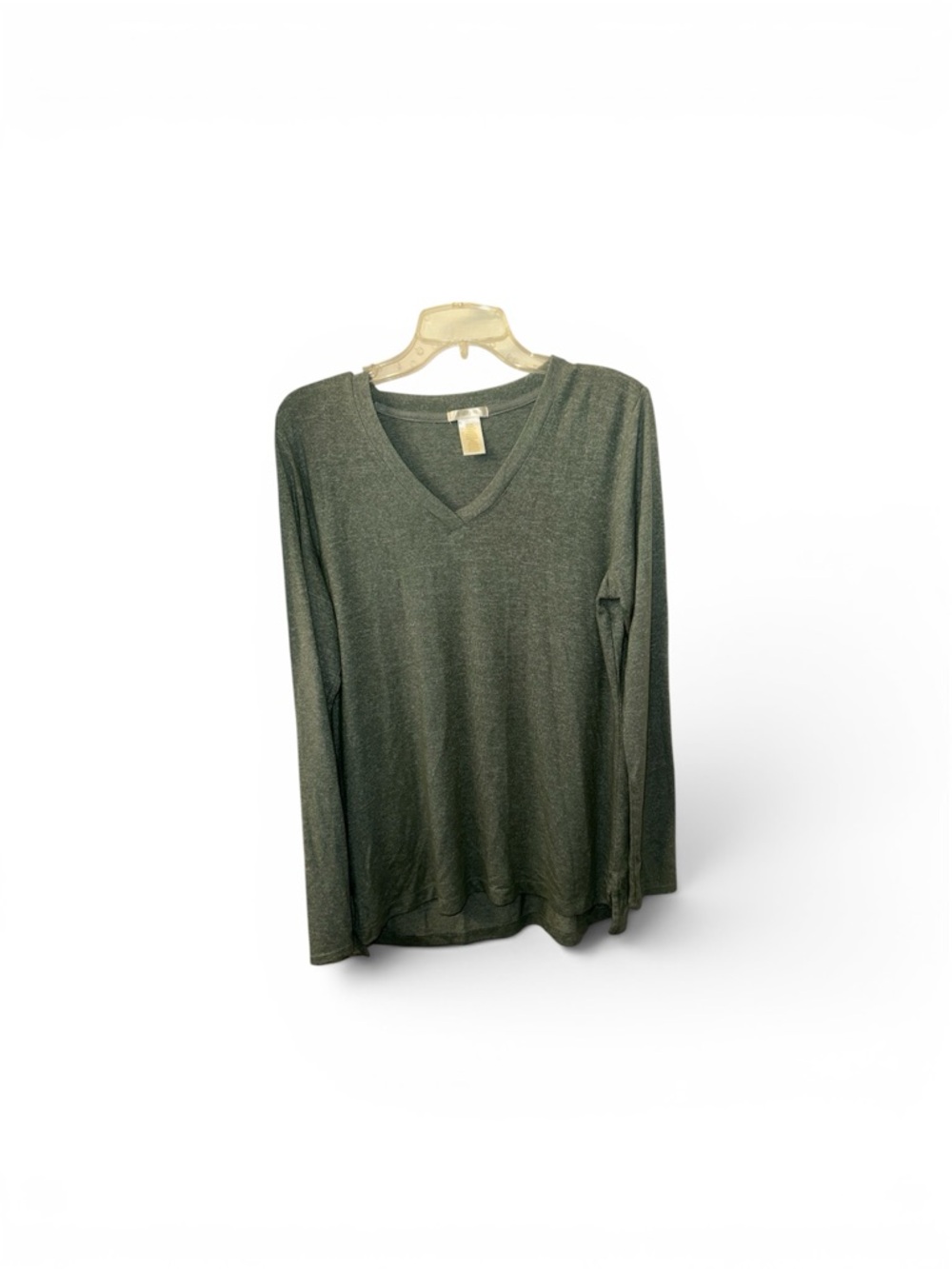 Matty M muted green V-neck pullover